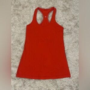 Lululemon Red Orange Women's Racerback Tank Top